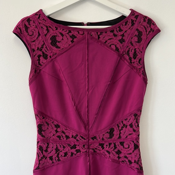 Venus Evening Dress Raspberry - Size 4 - Picture 1 of 6